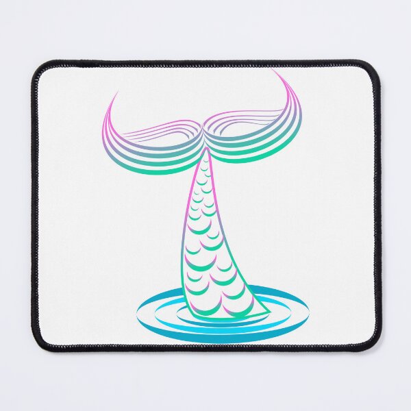 Item preview, Pink Mermaid Tail Outlined designed and sold by Risa-C.