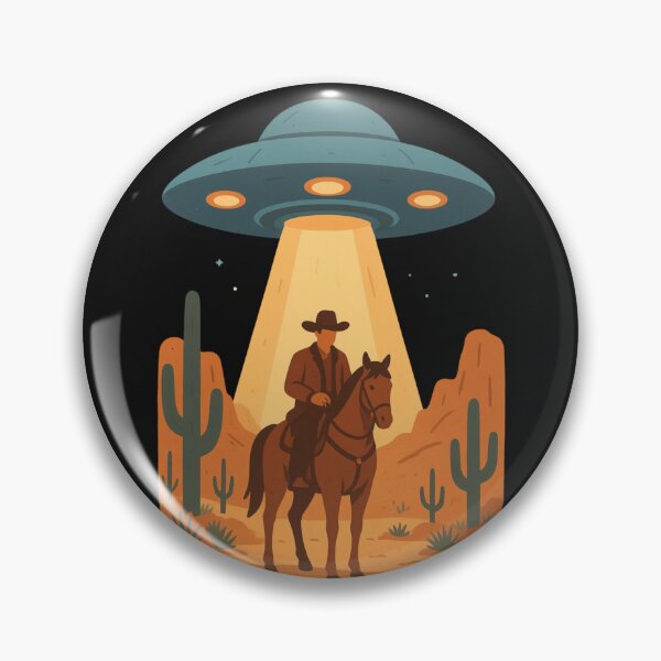 Item preview, Cowboy Alien Encounter In The Desrt designed and sold by erozzz.