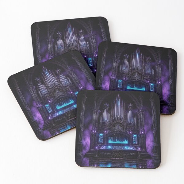 Item preview, Cybersynth Goth Cathedral Pipe Organ DJ Deck designed and sold by LazyDayzCo.
