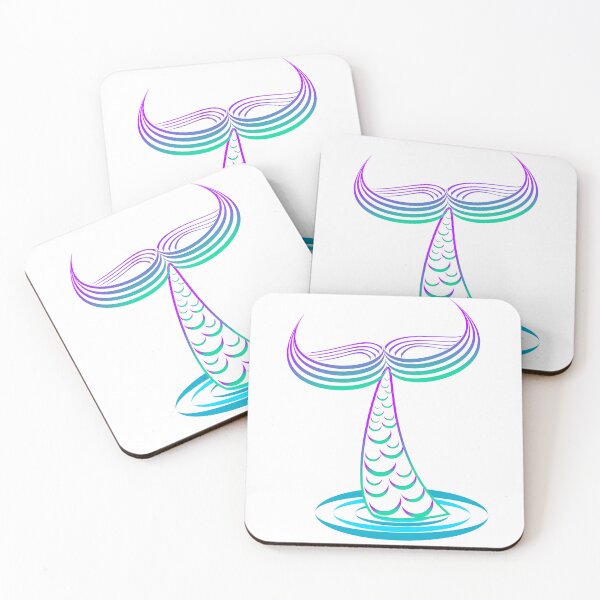 Item preview, Purple Mermaid Tail Outlined designed and sold by Risa-C.