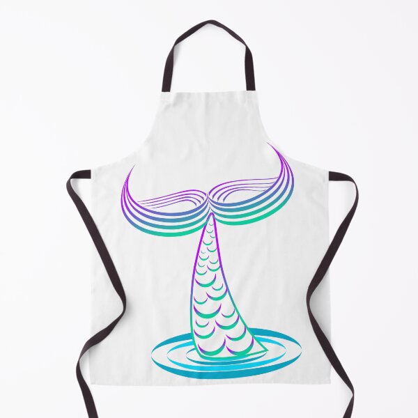 Item preview, Purple Mermaid Tail Outlined designed and sold by Risa-C.