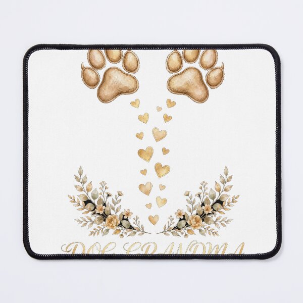 Item preview, Dog Grandma Gold Paw Print Hearts Elegant Grandma Shirt designed and sold by dostielee.