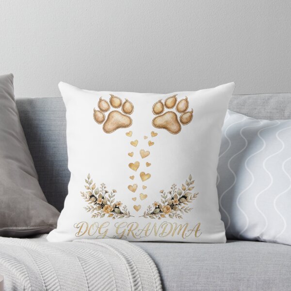 Item preview, Dog Grandma Gold Paw Print Hearts Elegant Grandma Shirt designed and sold by dostielee.