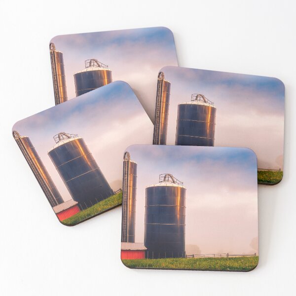 Item preview, Misty Silo Morning designed and sold by Jim Love.