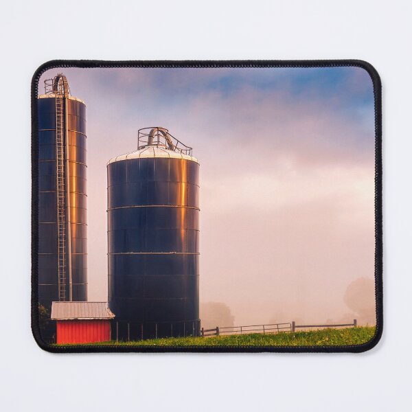 Item preview, Misty Silo Morning designed and sold by Jim Love.