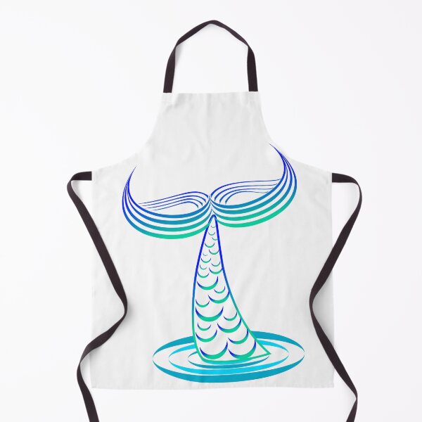 Item preview, Blue Mermaid Tail Outlined designed and sold by Risa-C.
