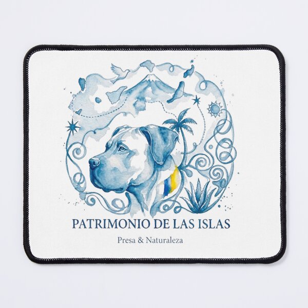 Item preview, Presa Canario Natural Ears Watercolor – Heritage of the Islands & Nature designed and sold by EfectoCreativo.
