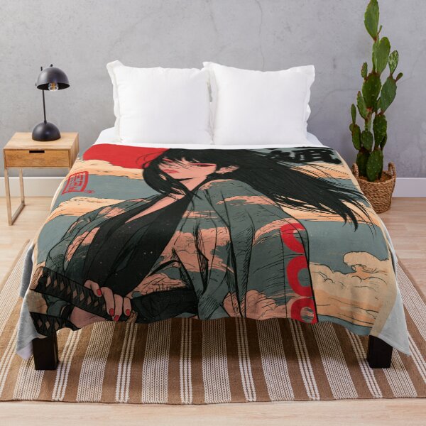 Item preview, Samurai Warriors Poster | Japanese Fantasy Art Print Red Aesthetic designed and sold by Affiches29 Animé .