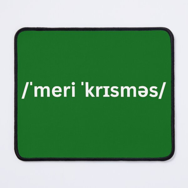 Item preview, Merry Christmas Phonetic Script Gift Ideas For Teachers of English as a Foreign Language designed and sold by Wordfall.