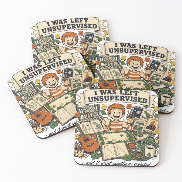 Item preview, I Was Left Unsupervised ADHD Humor designed and sold by MOSIDRIP™.