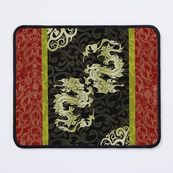 Item preview, Twin Gold Dragons - Wallpaper - Volume 03, No. 01 designed and sold by Legacy Star Designs.net.