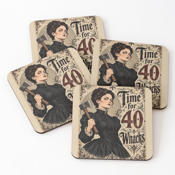 Item preview, Time for 40 Whacks – Lizzie Borden designed and sold by Sandy's Cheeky Studio.
