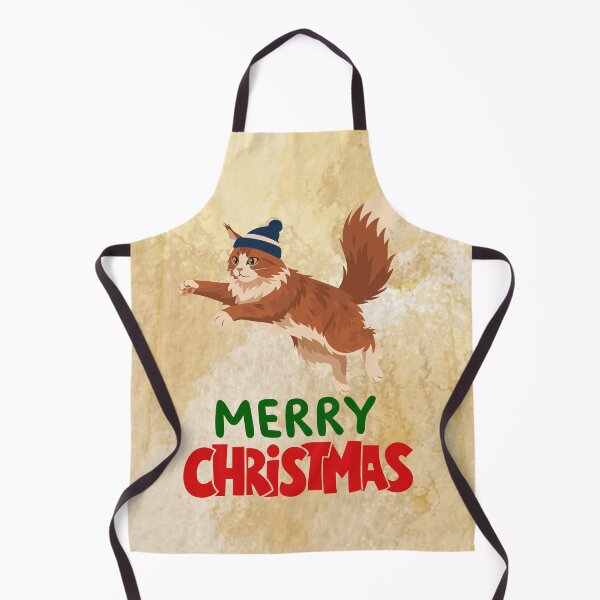 Item preview, Cute Maine Coon Cat Merry Christmas Holiday Art designed and sold by stormk10.
