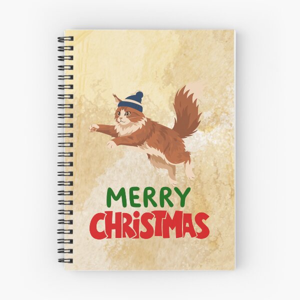 Item preview, Cute Maine Coon Cat Merry Christmas Holiday Art designed and sold by stormk10.