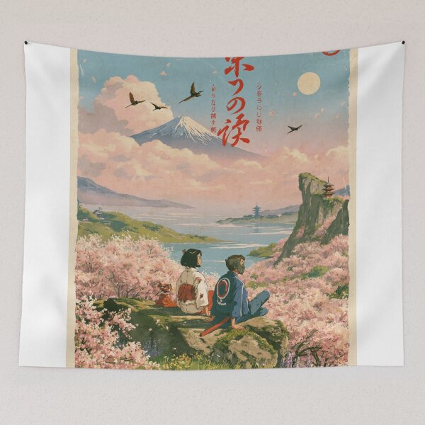 Item preview,  Samurai Warriors Poster | Japanese Fantasy Art Print Red Aesthetic designed and sold by Affiches29 Animé .