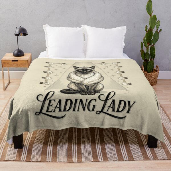 Item preview, Leading Lady Funny Glamour Cat Old Hollywood Mom Glam Gift designed and sold by FurRealStudioCo.