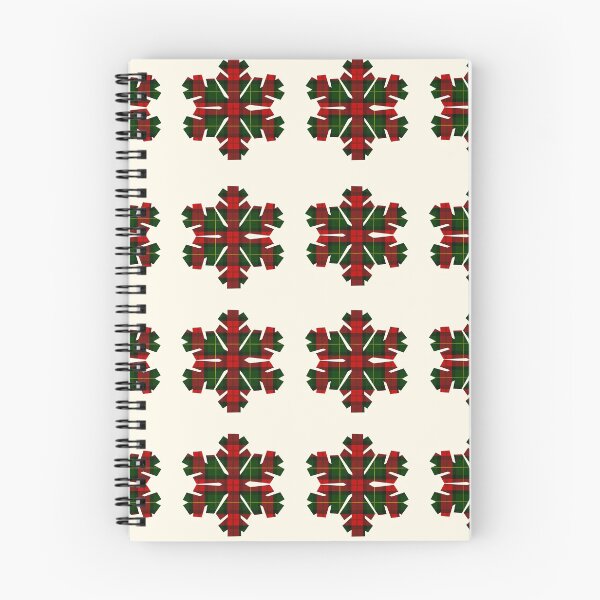 Item preview, Red and Green Plaid Snowflake Christmas Pattern on Cream designed and sold by ArtDesignRemix.