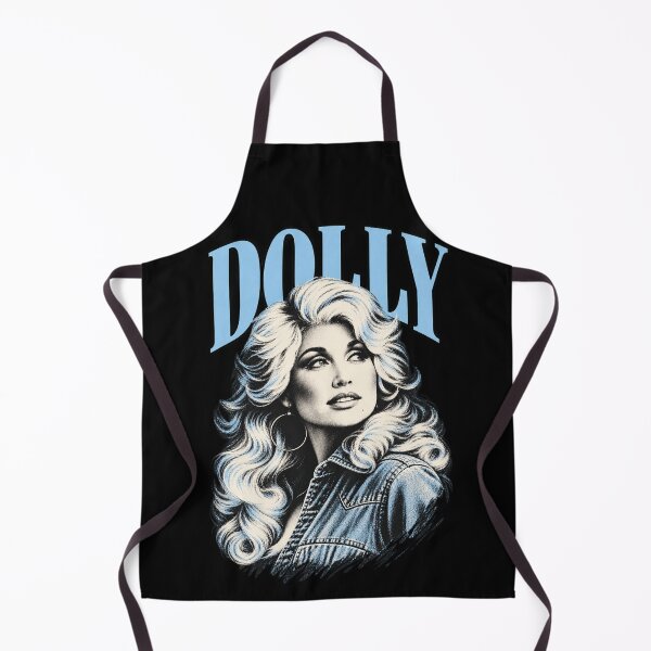 Item preview, Dolly Parton Blue Denim Jacket Big Hair Looking Up Portrait designed and sold by choudane.