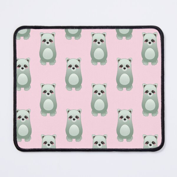 Item preview, Pattern of Cute Baby Racoon - Kawaii Chibi illustration designed and sold by Agamaji.