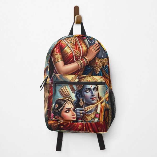 Item preview, Lord Rama and Sita - Hindu Mythology Art designed and sold by Lucid Dream Pixel.