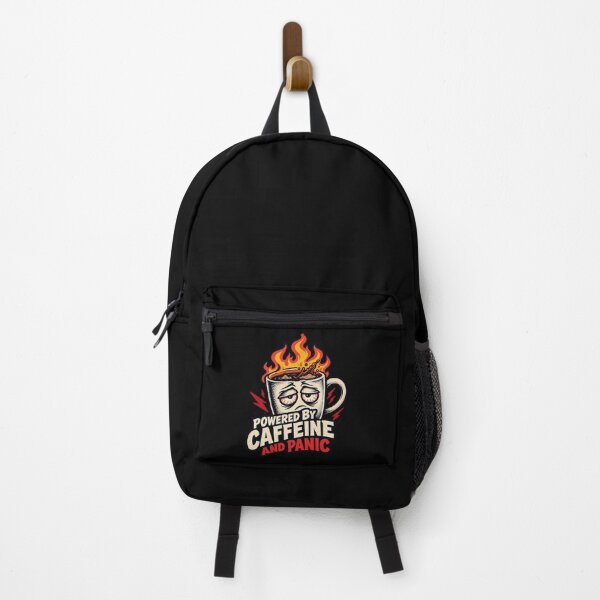 Item preview, Powered By Caffeine And Panic National Coffee Day Left Handers designed and sold by CrazySzoopWorld.