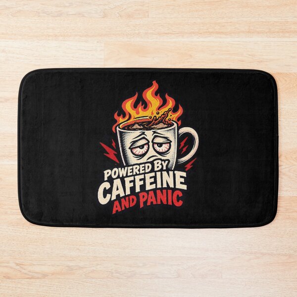 Item preview, Powered By Caffeine And Panic National Coffee Day Left Handers designed and sold by CrazySzoopWorld.