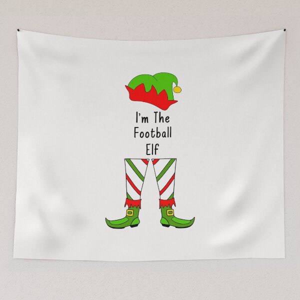 Item preview, Elf Matching Family Football  designed and sold by Sartoris Art.