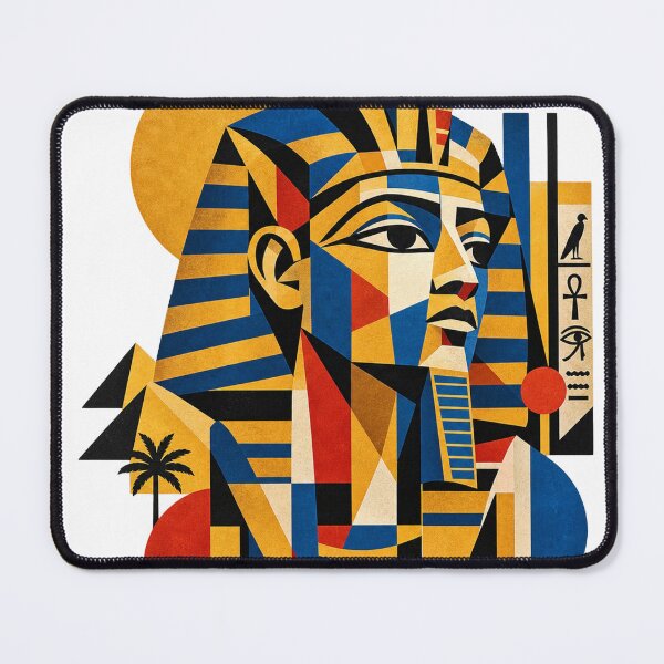 Item preview, Pharaoh in Cubism – Ancient Egypt Reimagined designed and sold by Ahmeddoma.