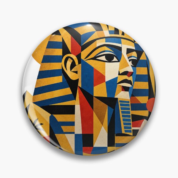 Item preview, Pharaoh in Cubism – Ancient Egypt Reimagined designed and sold by Ahmeddoma.