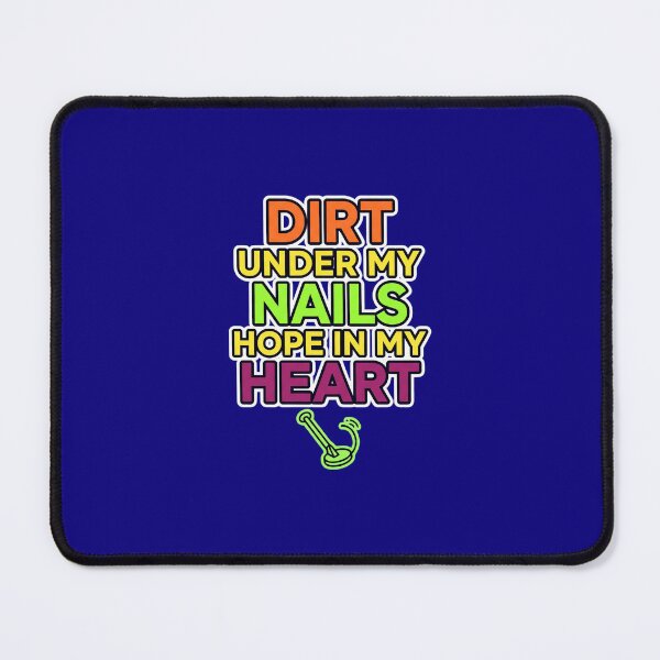 Item preview, Dirt Under My Nails Hope in My Heart - Metal Detecting Humour Gift designed and sold by TribeGlyph.