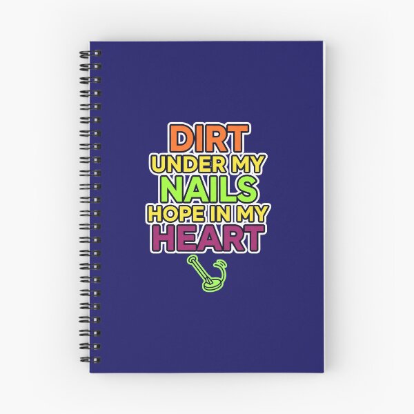 Item preview, Dirt Under My Nails Hope in My Heart - Metal Detecting Humour Gift designed and sold by TribeGlyph.