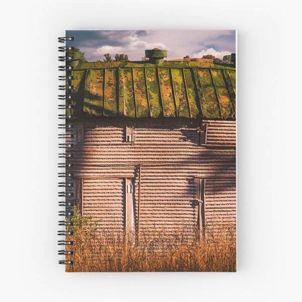 Item preview, Old Metal Farm Shed With A Green Lid designed and sold by Jim Love.