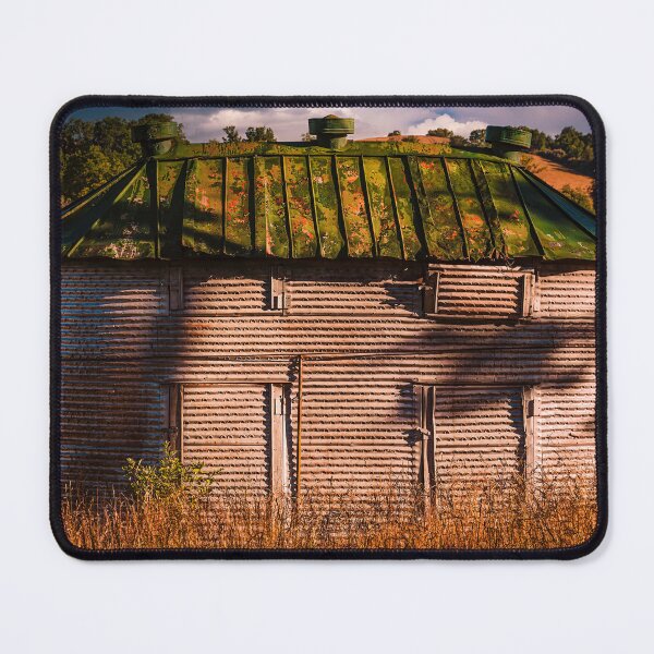 Item preview, Old Metal Farm Shed With A Green Lid designed and sold by Jim Love.