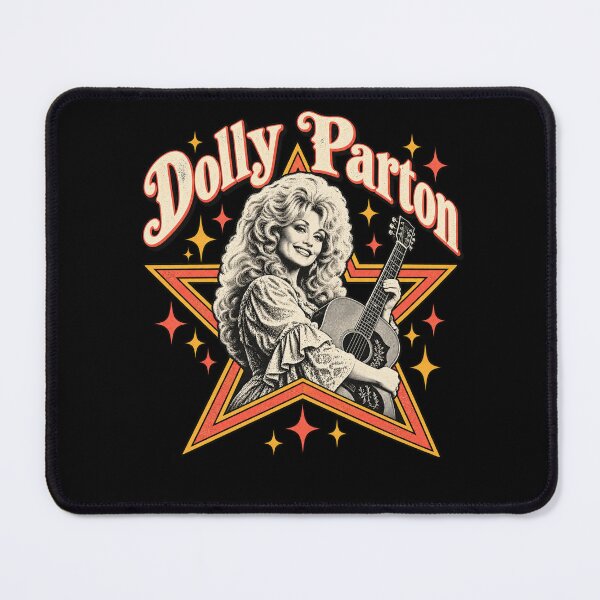 Item preview, Dolly Parton Star Frame Holding Guitar Sparkles Big Hair Smile designed and sold by choudane.