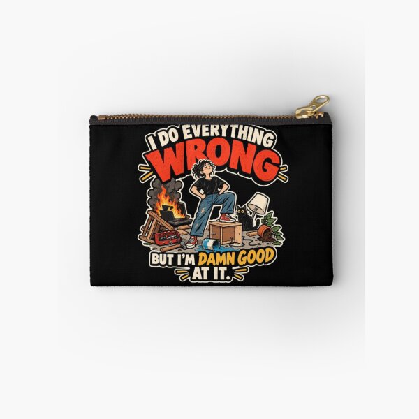 Item preview, Do Everything Wrong - Funny Chaos & Fail Humor T-Shirt designed and sold by ManSplotu.