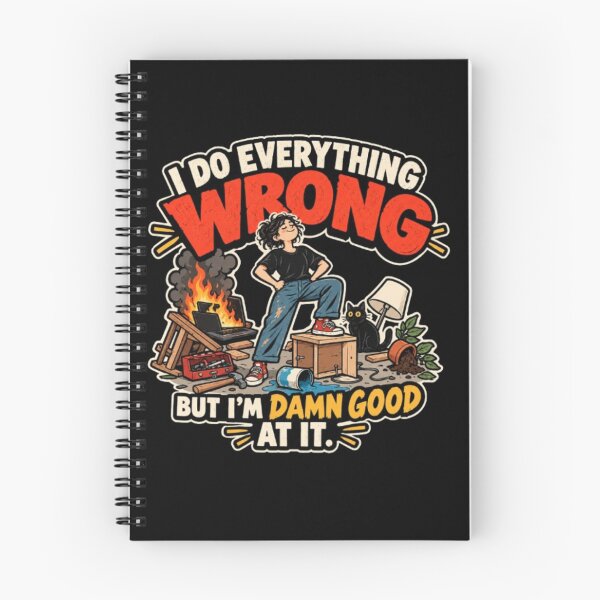 Item preview, Do Everything Wrong - Funny Chaos & Fail Humor T-Shirt designed and sold by ManSplotu.
