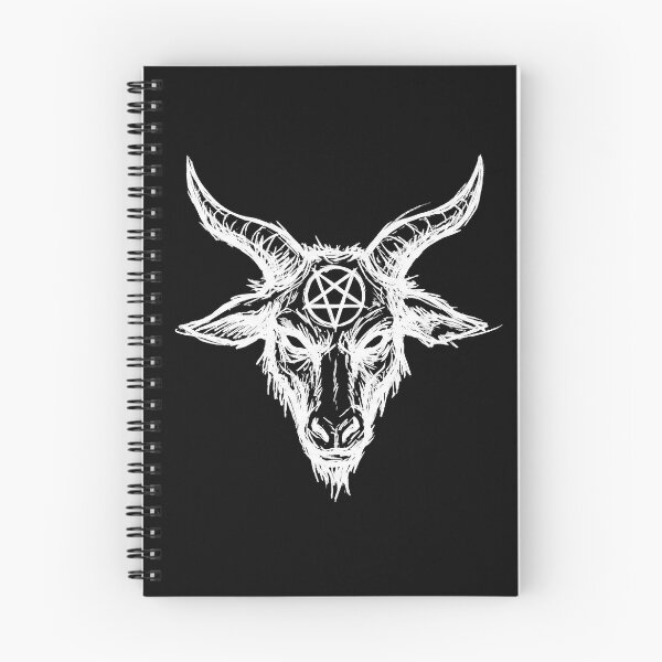 Item preview, Occult Goat Head Inverted – Dark Gothic Pentagram Negative Art, Witchcore Aesthetic Design designed and sold by cr6zym1nd.