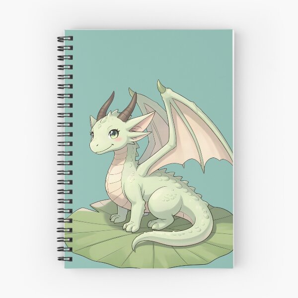 Item preview, Baby Green Dragon Sitting On a Lily Pad designed and sold by Fanta-sticky.