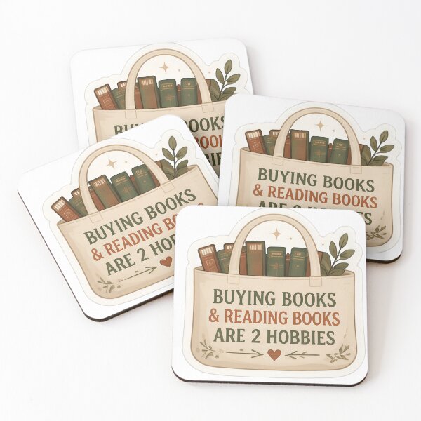 Item preview, Buying Books and Reading Books Are 2 Hobbies - Bookish Tote Bag designed and sold by aysenism.
