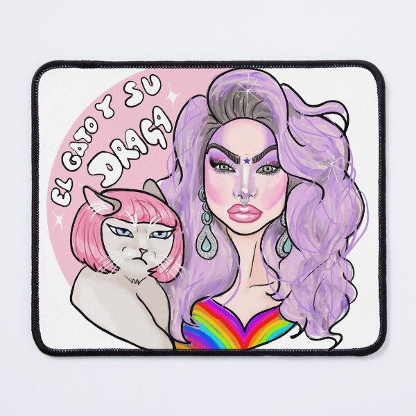 Item preview, The Cat and His Drag Queen designed and sold by elgatoysuhumana.