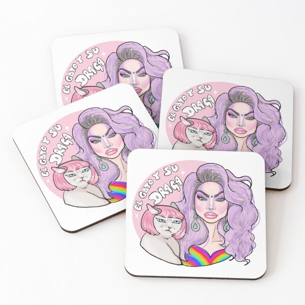 Item preview, The Cat and His Drag Queen designed and sold by elgatoysuhumana.