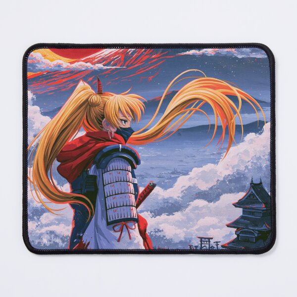 Item preview, Samurai Warriors Poster | Japanese Fantasy Art Print Red Aesthetic designed and sold by Affiches29 Animé .
