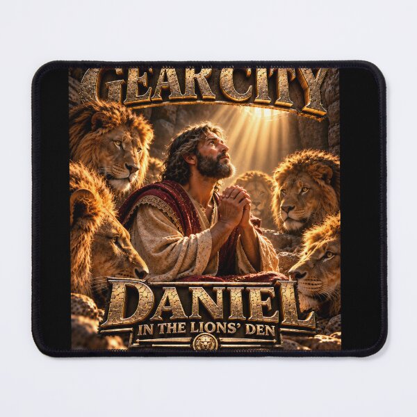 Item preview, Daniel and the Lions Den designed and sold by GearCity.