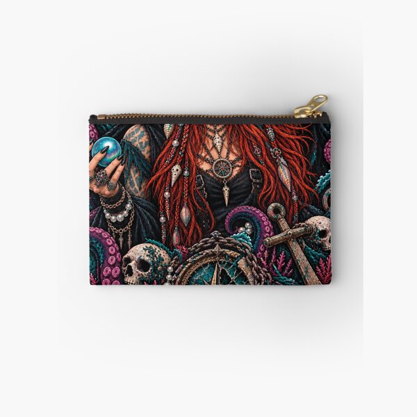 Item preview, Deep Waters Dark Sea Witch Gothic Nautical Art designed and sold by CrazySzoopWorld.