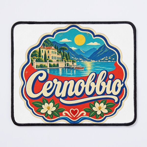 Item preview, Cernobbio Italy Travel Souvenir Painted Italian Sign designed and sold by VisualArtsOasis.