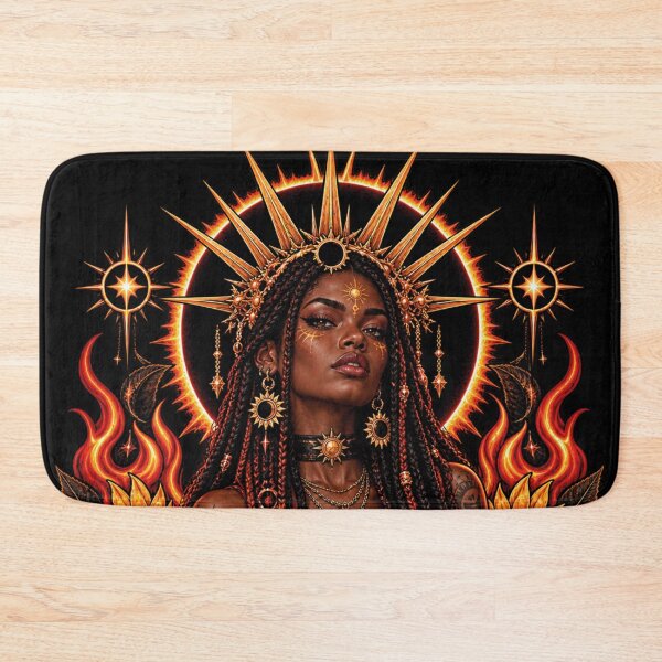 Item preview, Solar Eclipse Dark Sun Goddess Gothic Occult Art designed and sold by CrazySzoopWorld.
