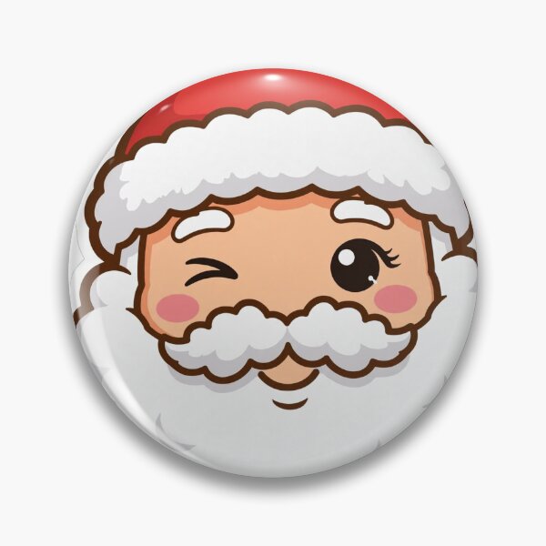 Item preview, Cute Santa Claus Face Christmas Sticker designed and sold by CalderVeritas.