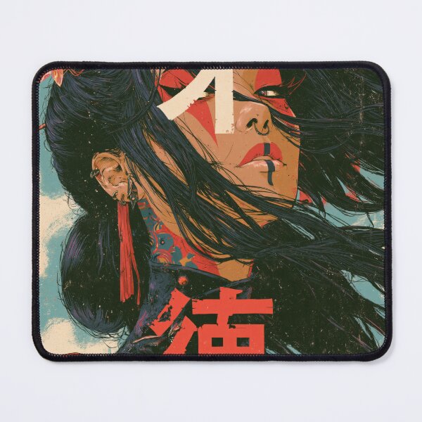 Item preview, Samurai Warriors Poster | Japanese Fantasy Art Print Red Aesthetic designed and sold by Affiches29 Animé .
