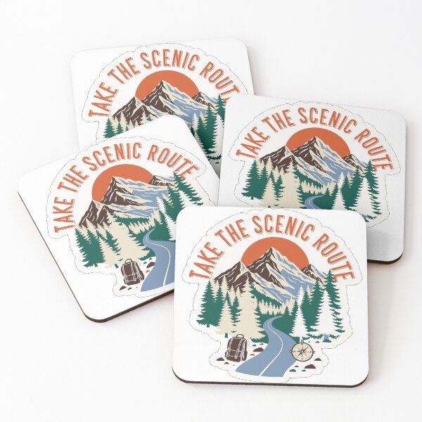 Item preview, Hiking Adventure Explore | Scenic Outdoor Mountain Sticker designed and sold by inkfusionhub99.