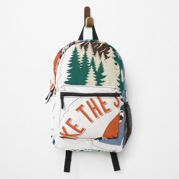 Item preview, Hiking Adventure Explore | Scenic Outdoor Mountain Sticker designed and sold by inkfusionhub99.